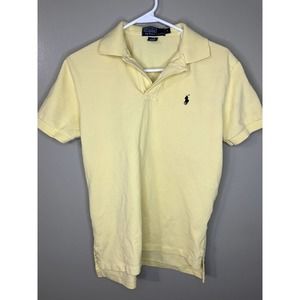 Polo by Ralph Lauren Short Sleeve Yellow Men's Small